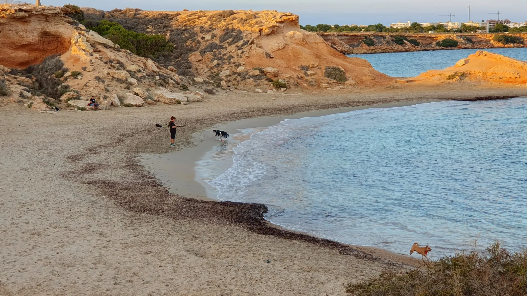 Cala Cabo Peñas, a small natural dog-friendly cove near Cala Mosca II